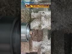 العملية بأكملها من المعالجة الدقيقة لأجزاء الفولاذ المقاوم للصدأ مع دورة CNC