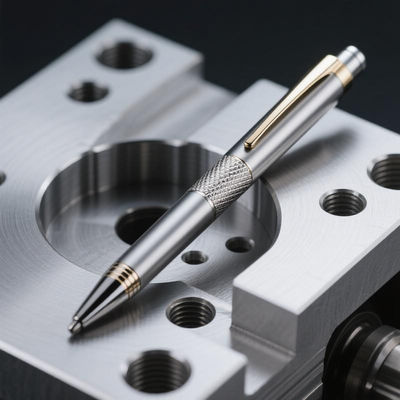 قلم جيب التيتانيوم التكتيكي المقاوم للتآكل المضغوط ومستعد للتجهيز